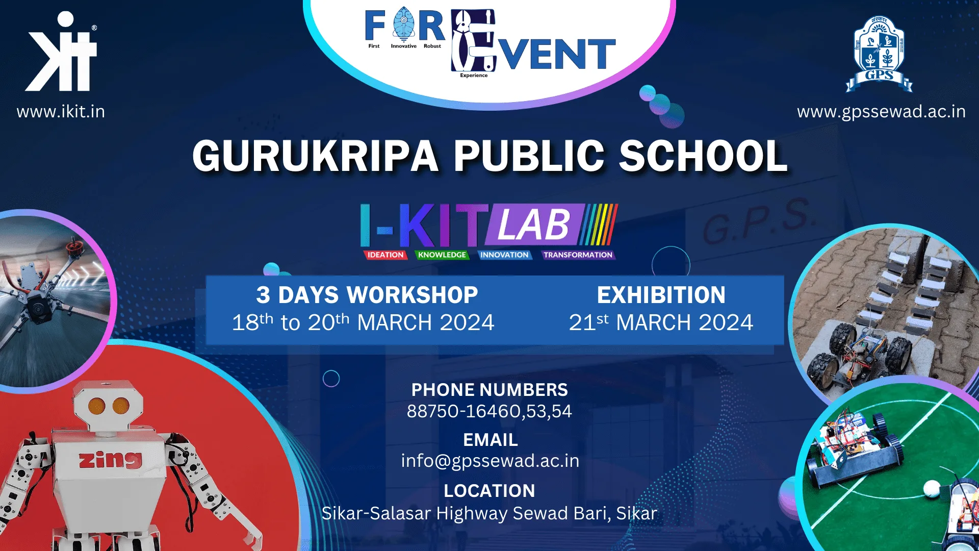 Gurukripa Fire event 2 compress - I-KIT LAB Fire vent at gururkirpa public school, sikar